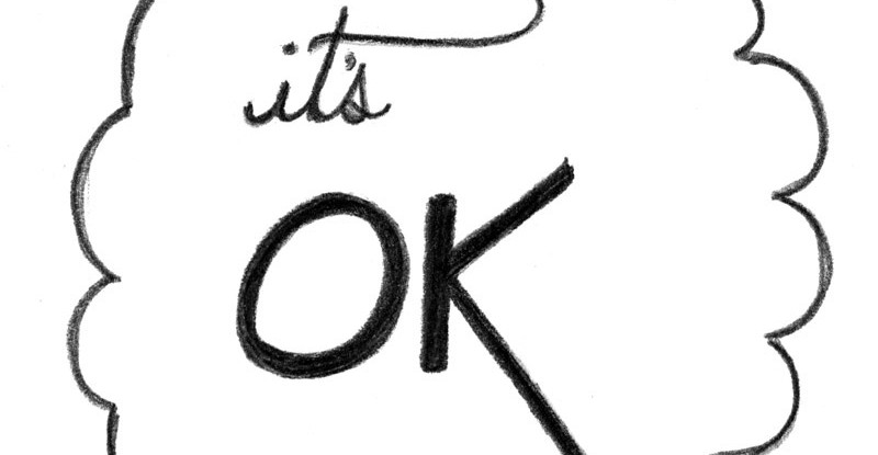 Art: Hand Lettering: It's ok by Grimmiechan