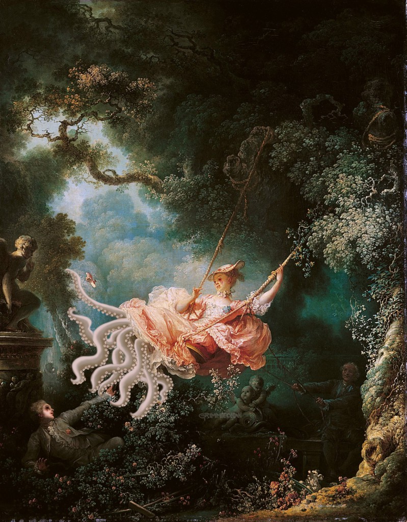 Fragonard - The Swing Graffiti