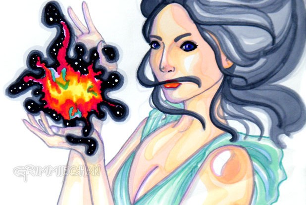 Art: In her hands by Grimmiechan