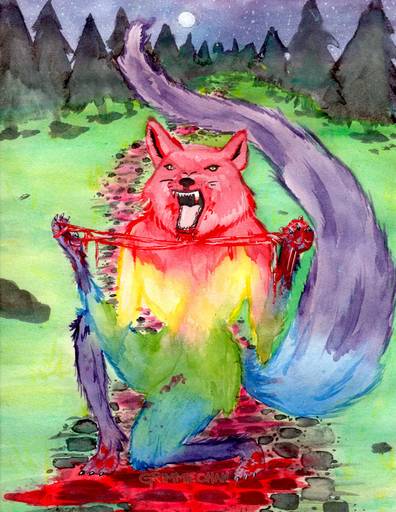 werewolfwatercolor